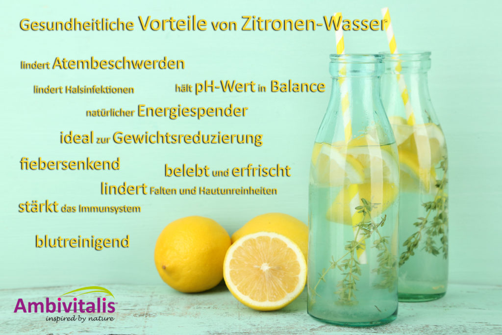 Gesundheitliche Vorteile von Zitronen Wasser