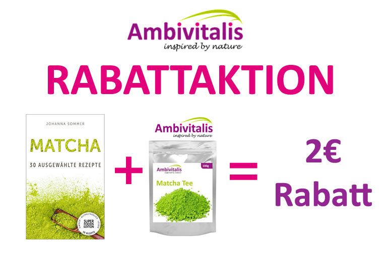 Matcha Tee Rabattaktion